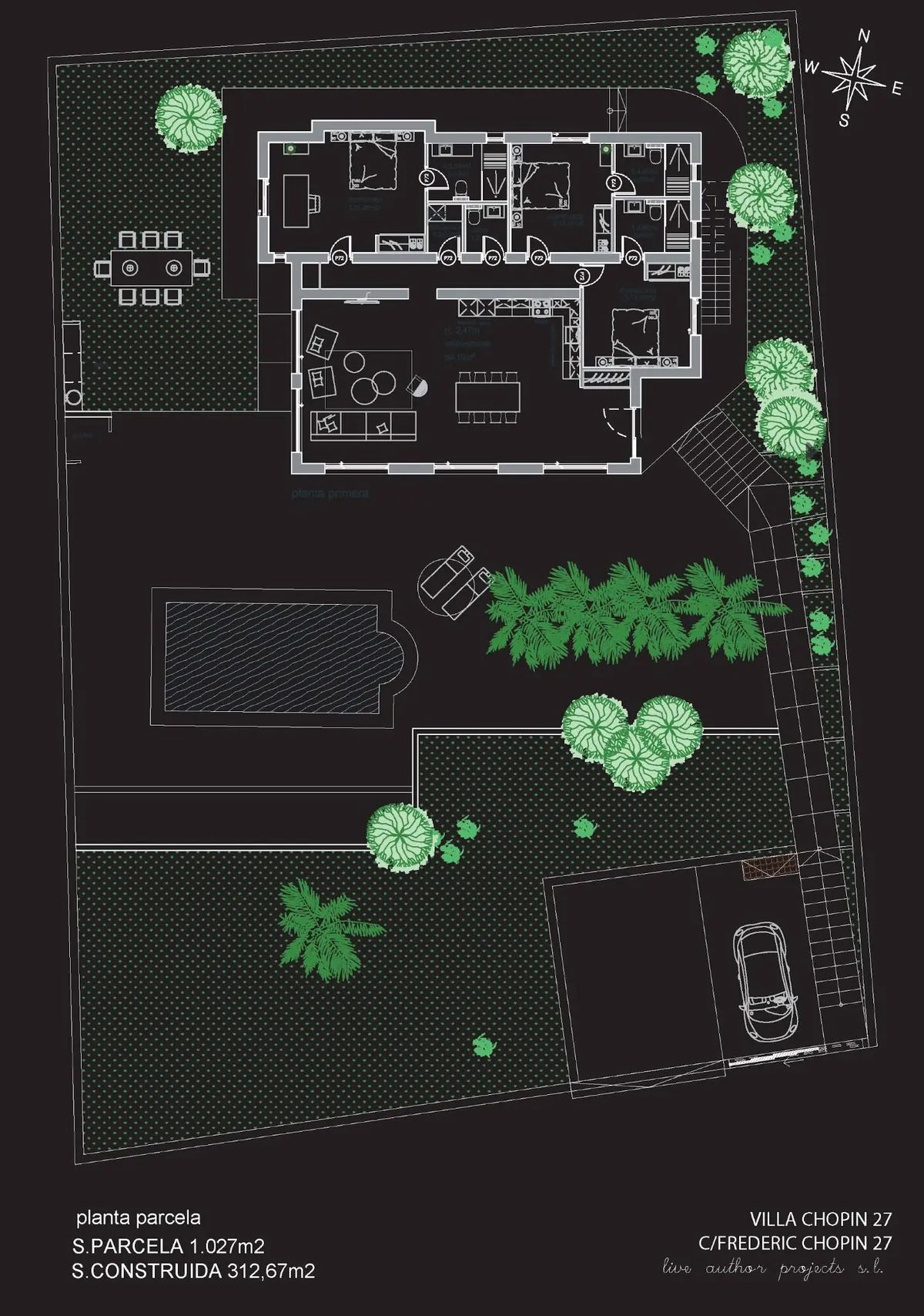 Villa Chopin 2 — Grundriss 1