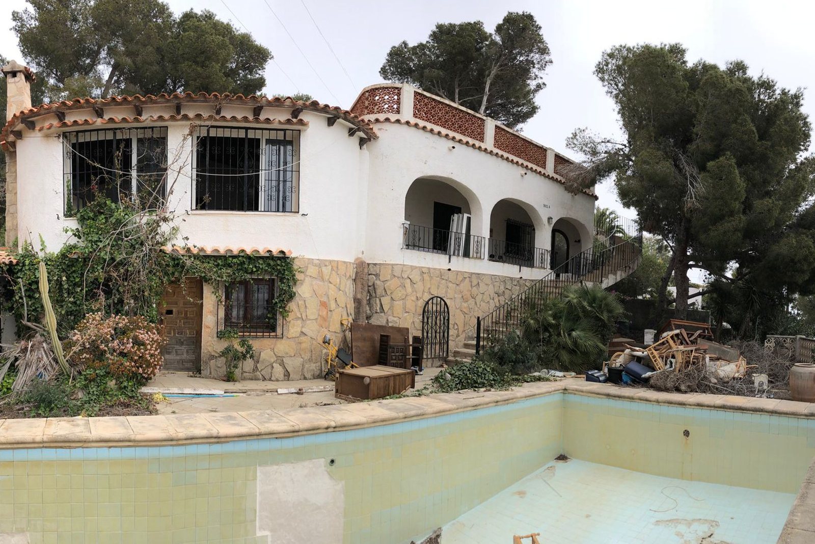 Villa Ámbolo before the transformation
