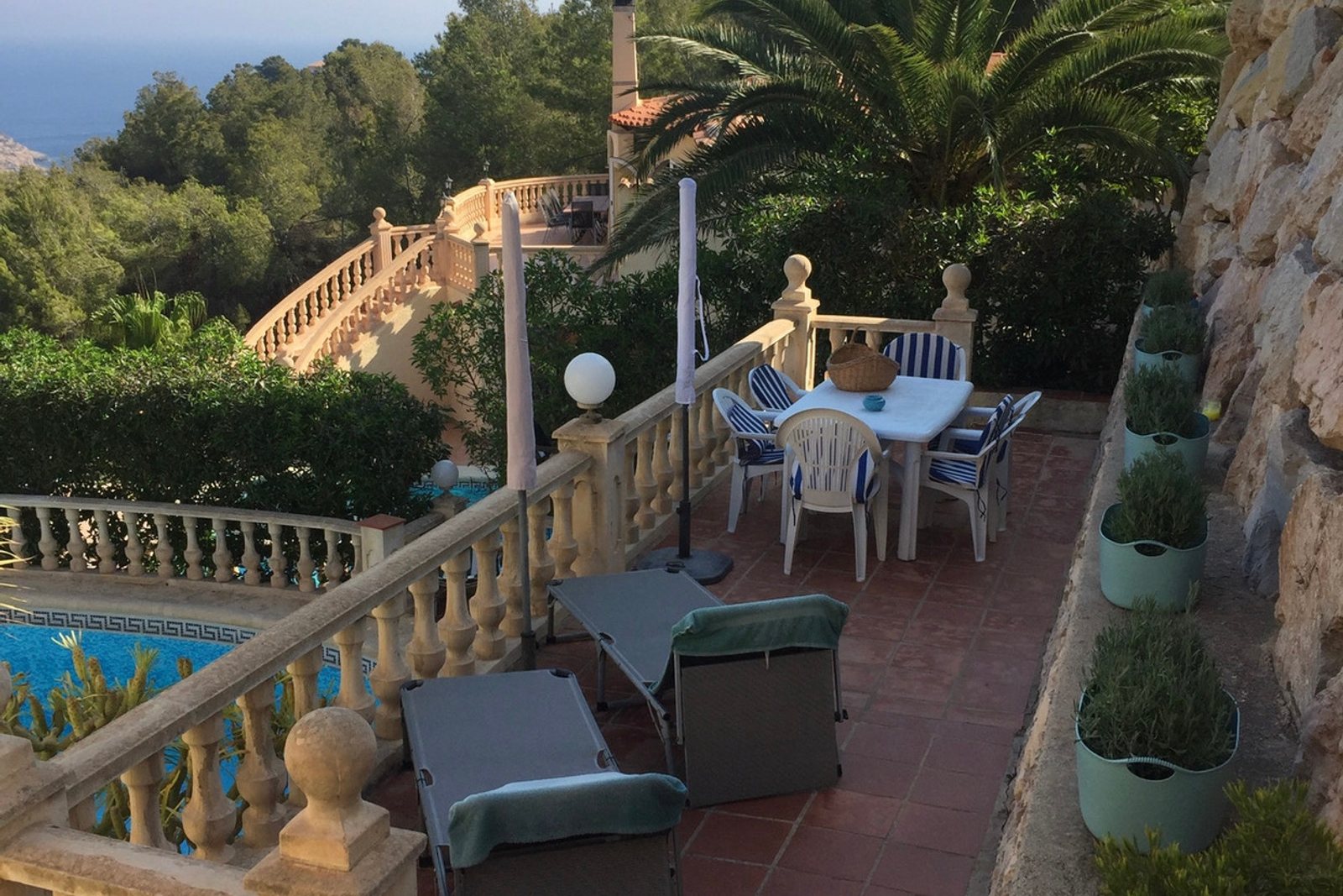 Villa Cap Negre before the transformation