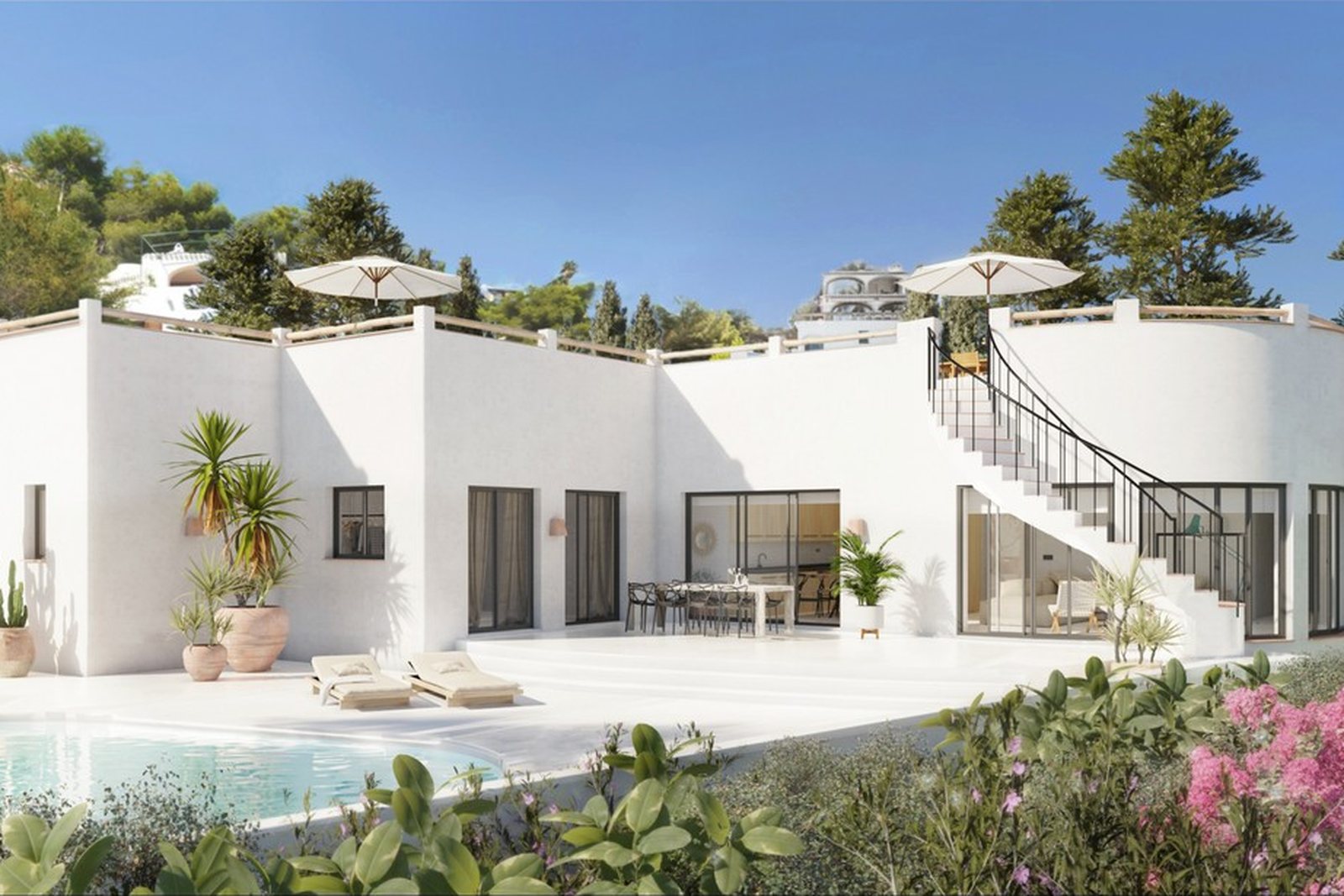 Villa Niccolo — the render presented before construction